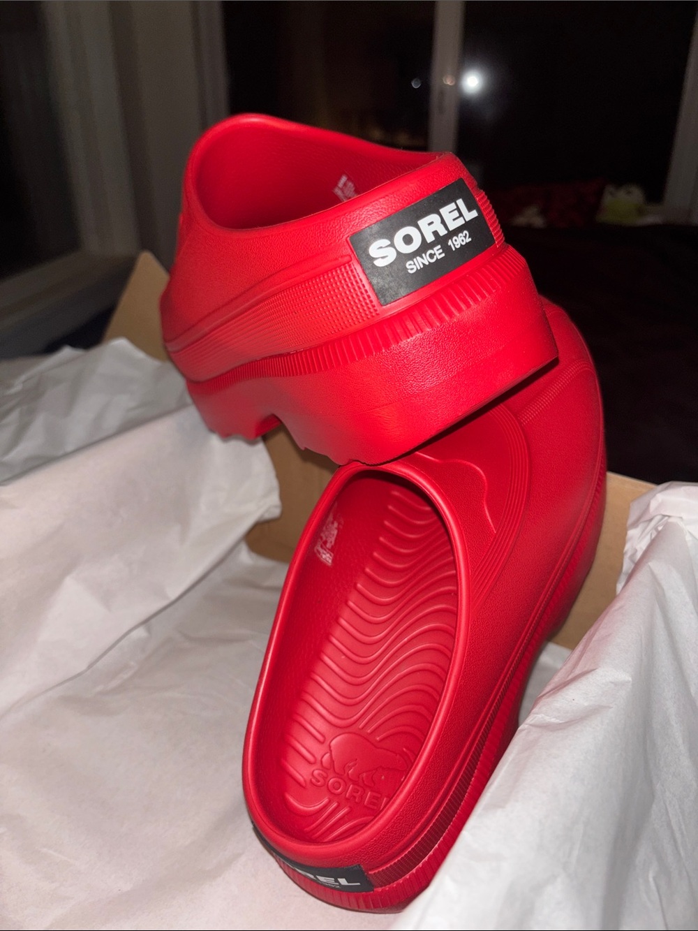 Women’s’ Waterproof Slip-On Clog - Red